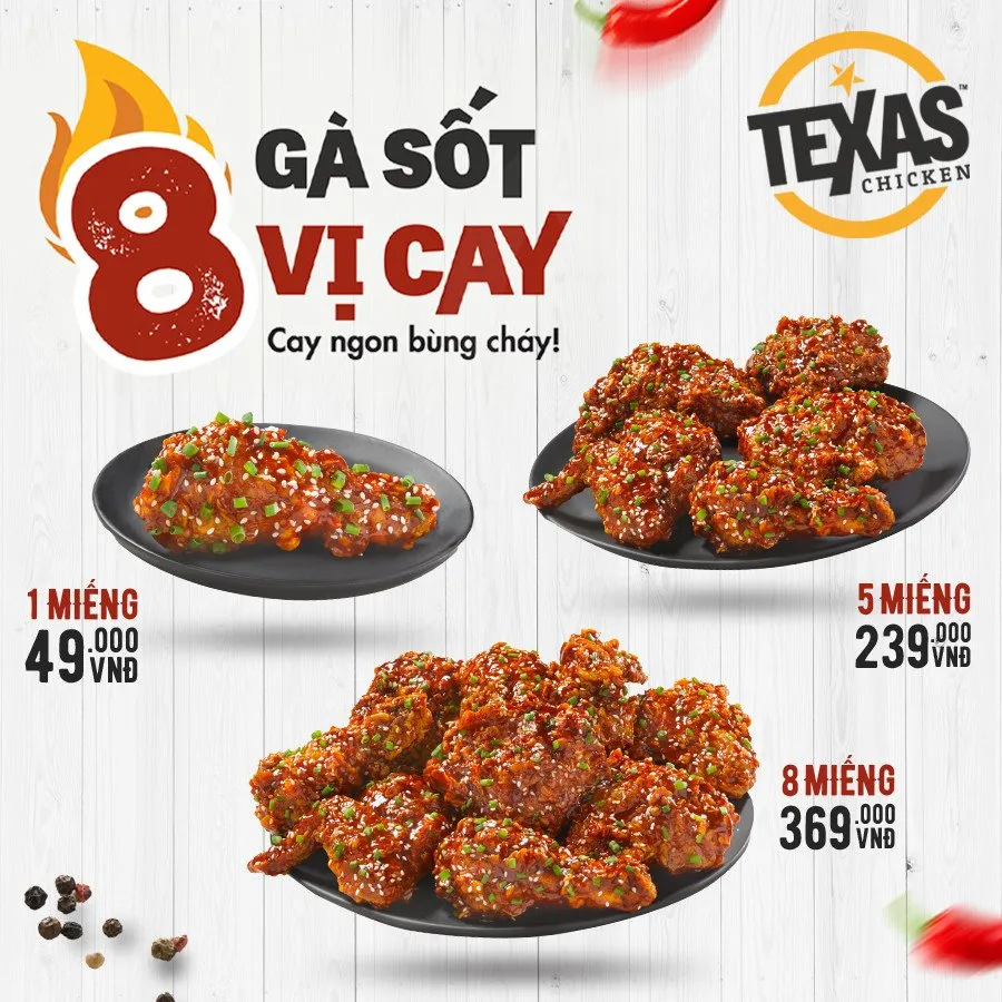 Khuyến mãi Texas Chicken