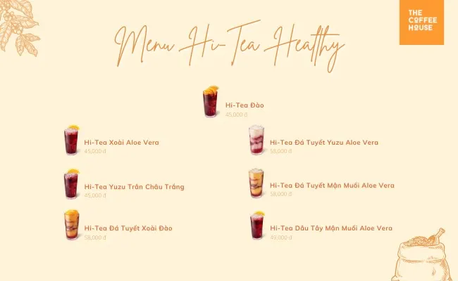 Menu Hi Tea The Coffee House Nha Trang