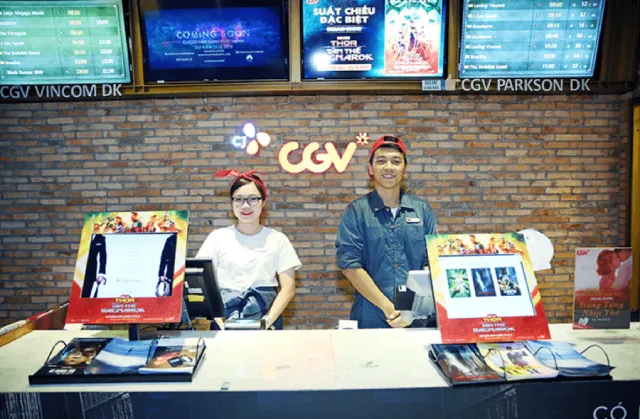 Đội ngũ nhân viên tại CGV Nha Trang