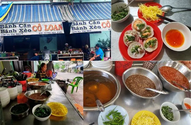 Bánh căn mực cô Loan