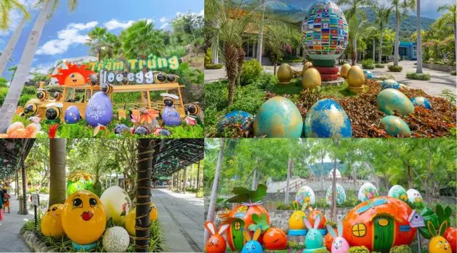 Check in tại công viên Trứng