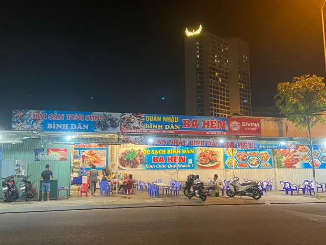Quán nhậu bình dân Ba Hên Nha Trang