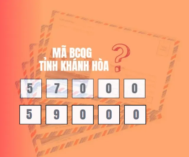 Mã bưu chính quốc gia tỉnh Khánh Hòa sau sáp nhập là gì?